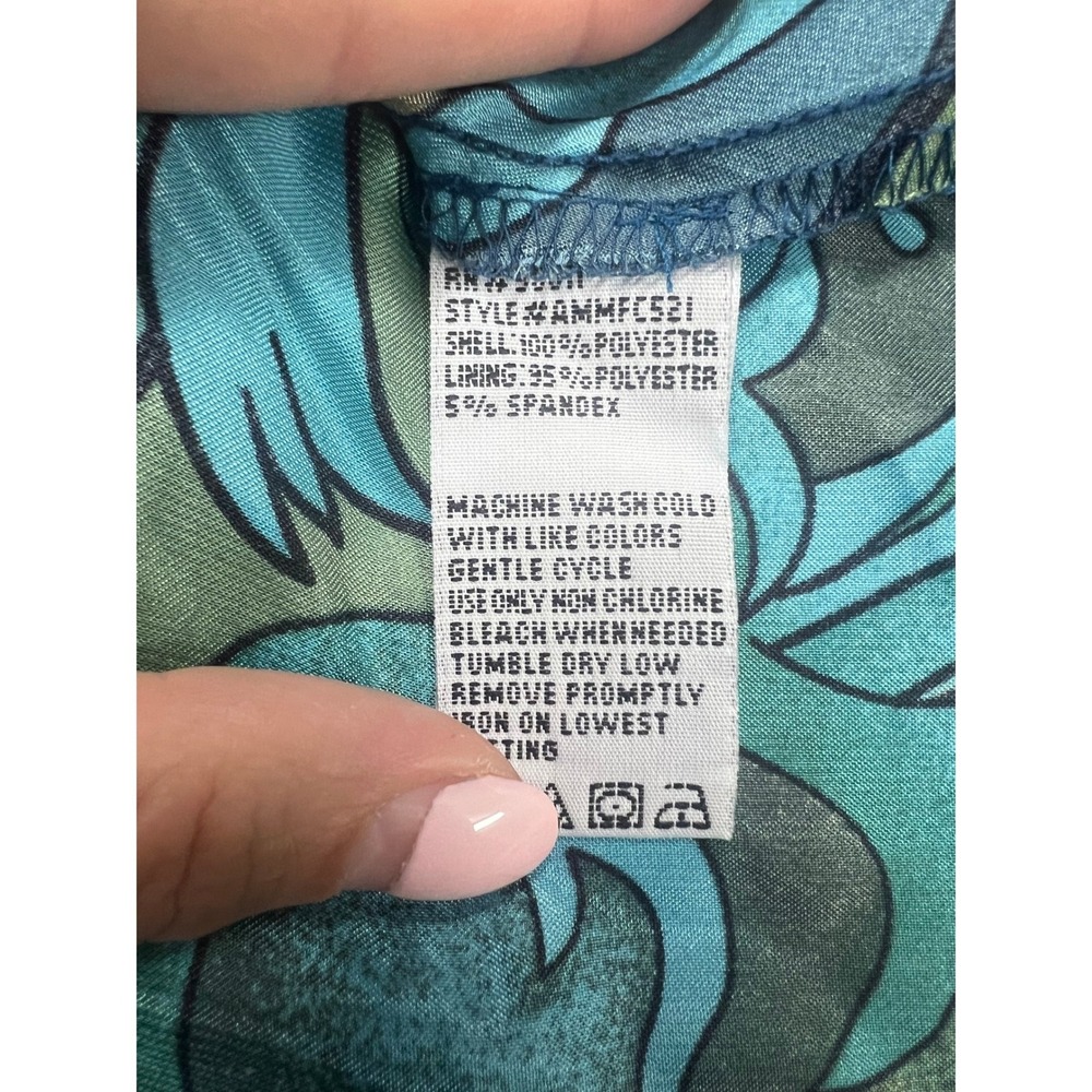 NWT Teal Ruched Handkerchief Hem Boho Midi Dress Size 14 Flirty Fairy - Picture 15 of 16